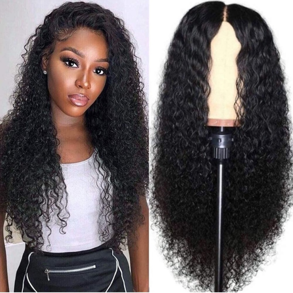 Pizazz 100% human hair 20in deep wave wig